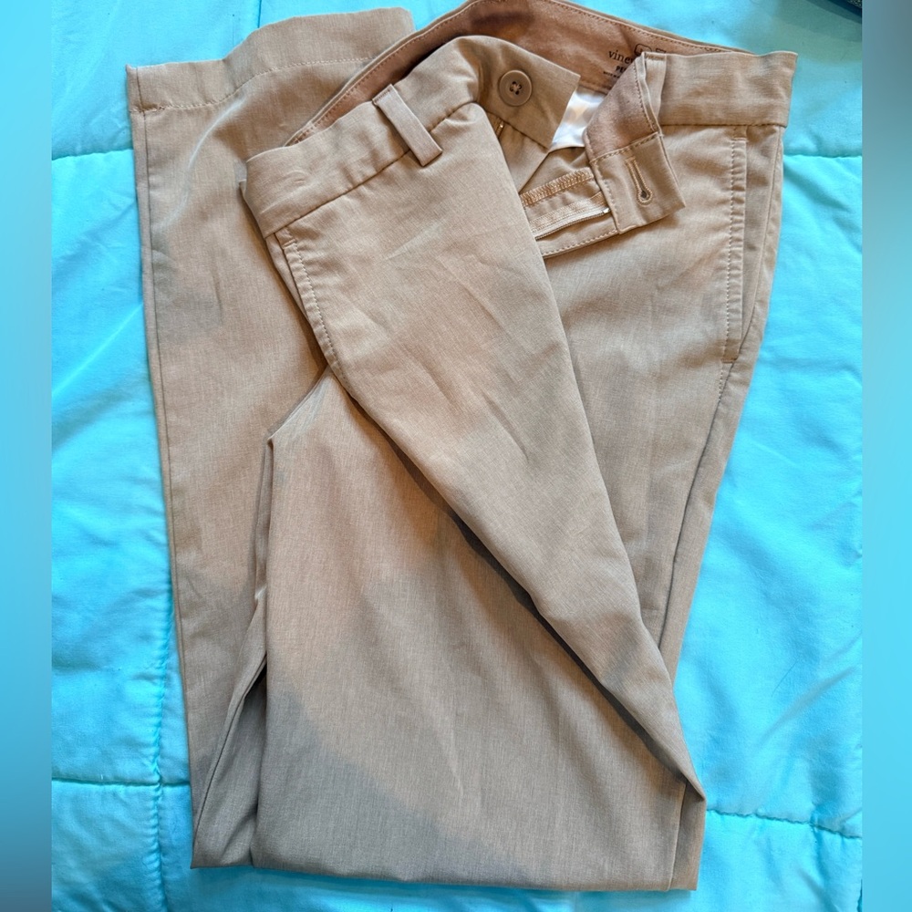 Vineyard Vines Boys Tan Chinos - Classic Straight Cut